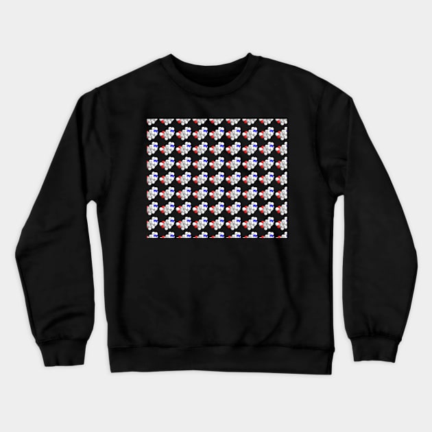 Ecstasy Molecule Chemistry Crewneck Sweatshirt by ChemECool